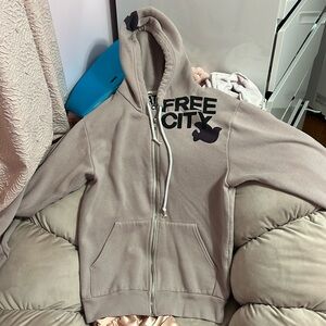 SUPERFLUFF LUX zip hoodie